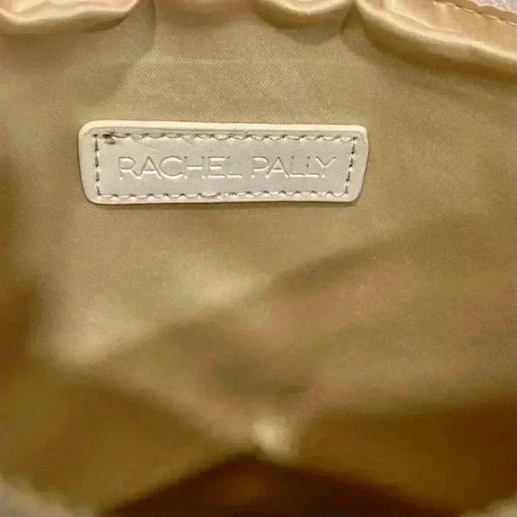 Rachel Pally Reversible Fold Over Clutch Bag Floral Canvas Cream Faux Leather - Picture 5 of 9